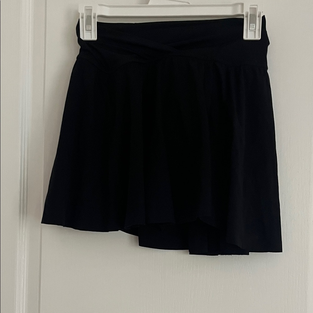 Black Skirt with Built-in Shorts